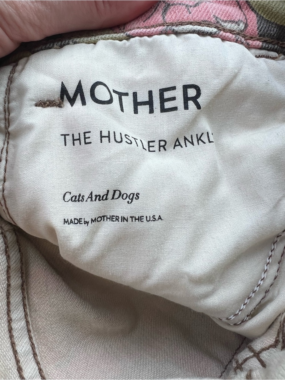 MOTHER Floral Hustler Ankle Pants - Picture 3 of 6